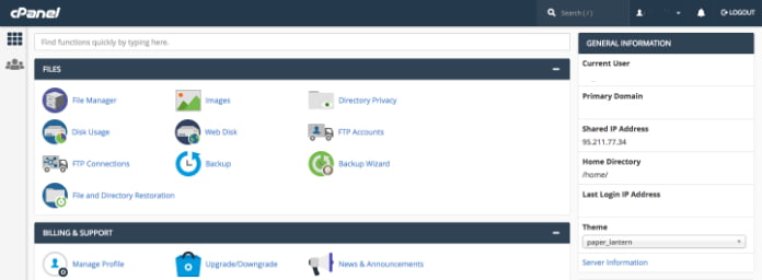cpanel