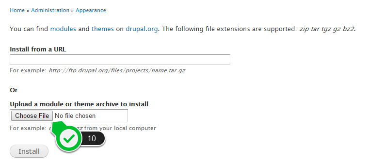 Drupal kako promeniti temu slika 6