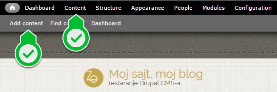 Drupal kreiranje About Me stranice slika 1