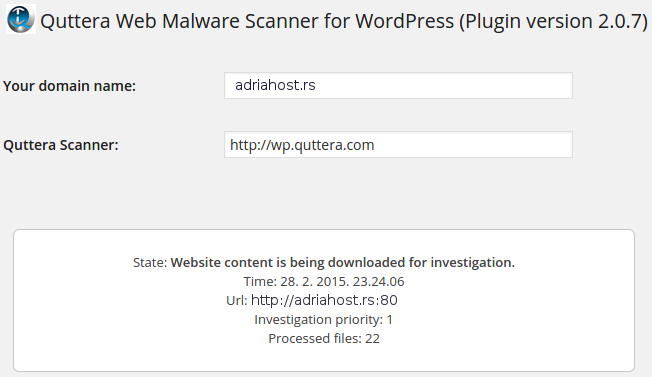 Quttera Web Malware Scanner