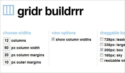 gridr buildrr