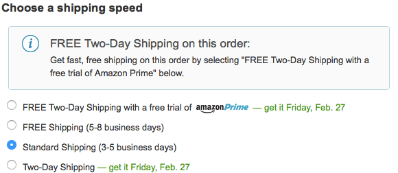 Shipping method