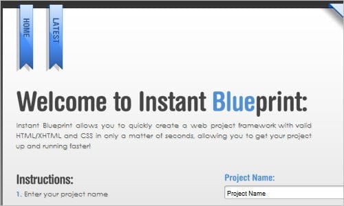 Instant Blueprint