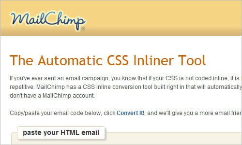 CSS Inliner Tool