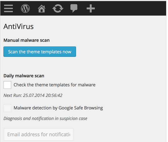 AntiVirus for WordPress