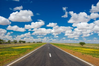 Highway between Cloncurry and Winton, outback Queensland