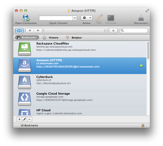 Adriahost - FTP klijenti - Cyberduck