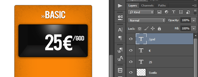 Kako napraviti cenovnik u Photoshop slika 37
