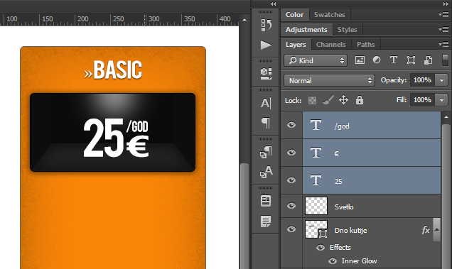 Kako napraviti cenovnik u Photoshop slika 37a