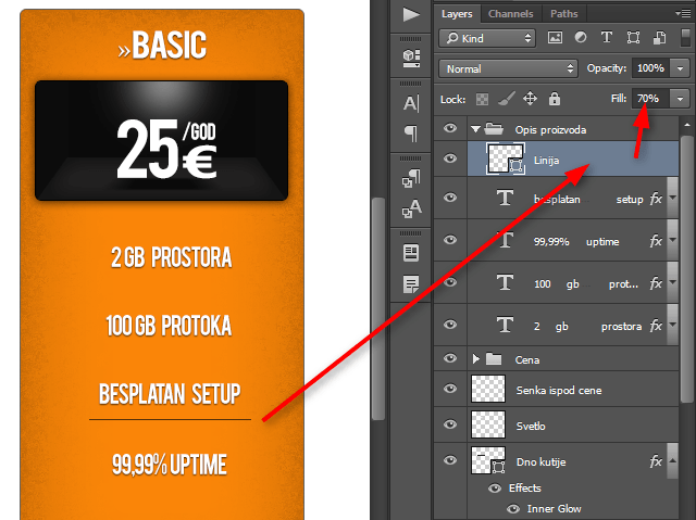 Kako napraviti cenovnik u Photoshop slika 44
