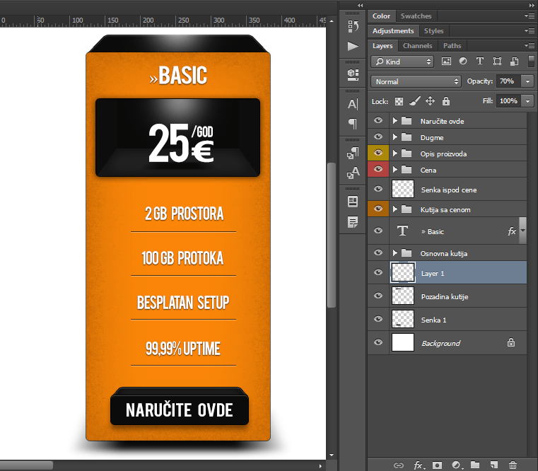 Kako napraviti cenovnik u Photoshop slika 59