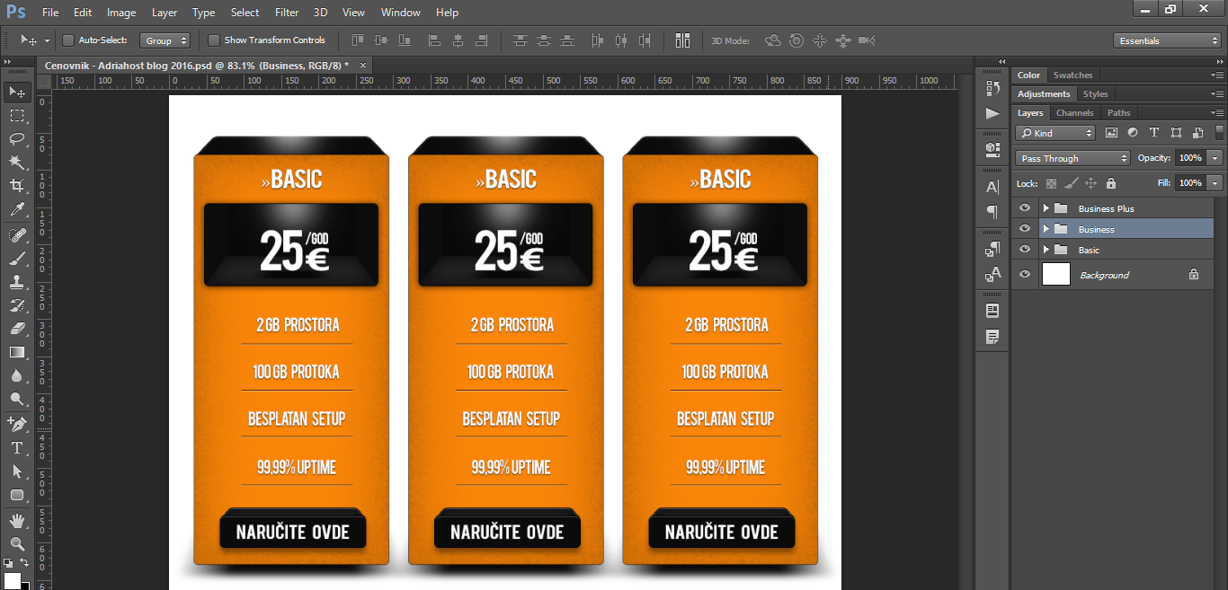 Kako napraviti cenovnik u Photoshop slika 62
