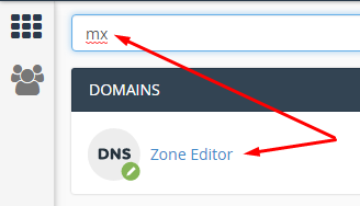 MX - Zone editor CPanel