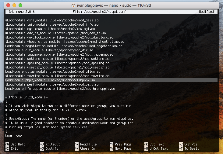 php7 mac