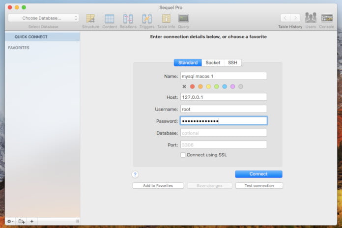 sequel pro mac