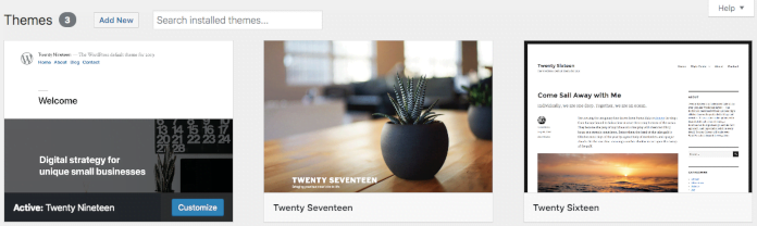 wp theme