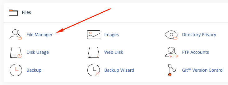 cpanel file manager