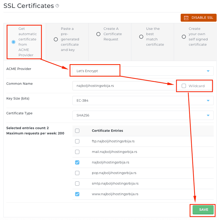 ssl renewal